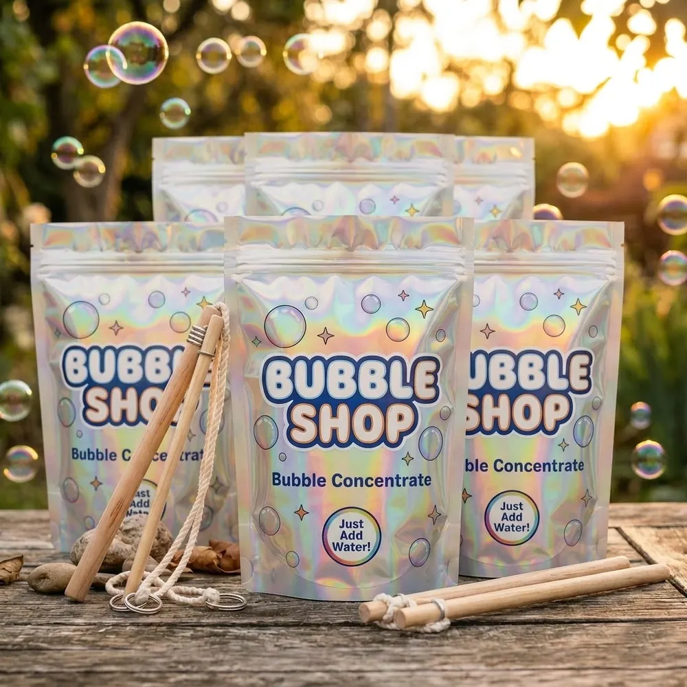 The giant tri-string bubble wand